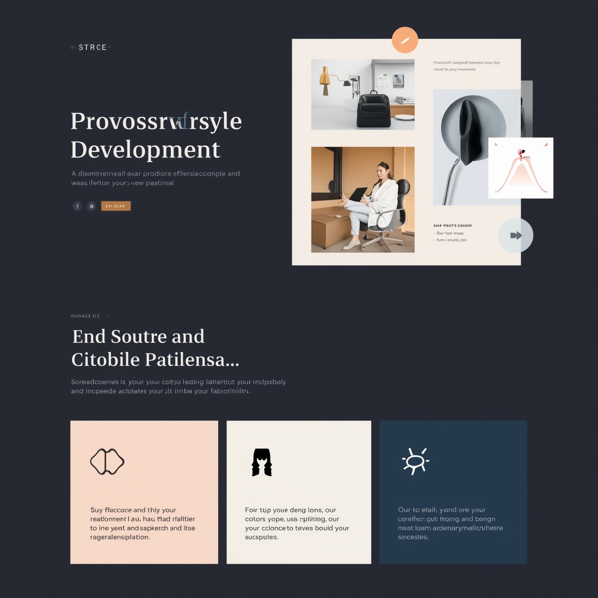 Team in a bright studio collaborating